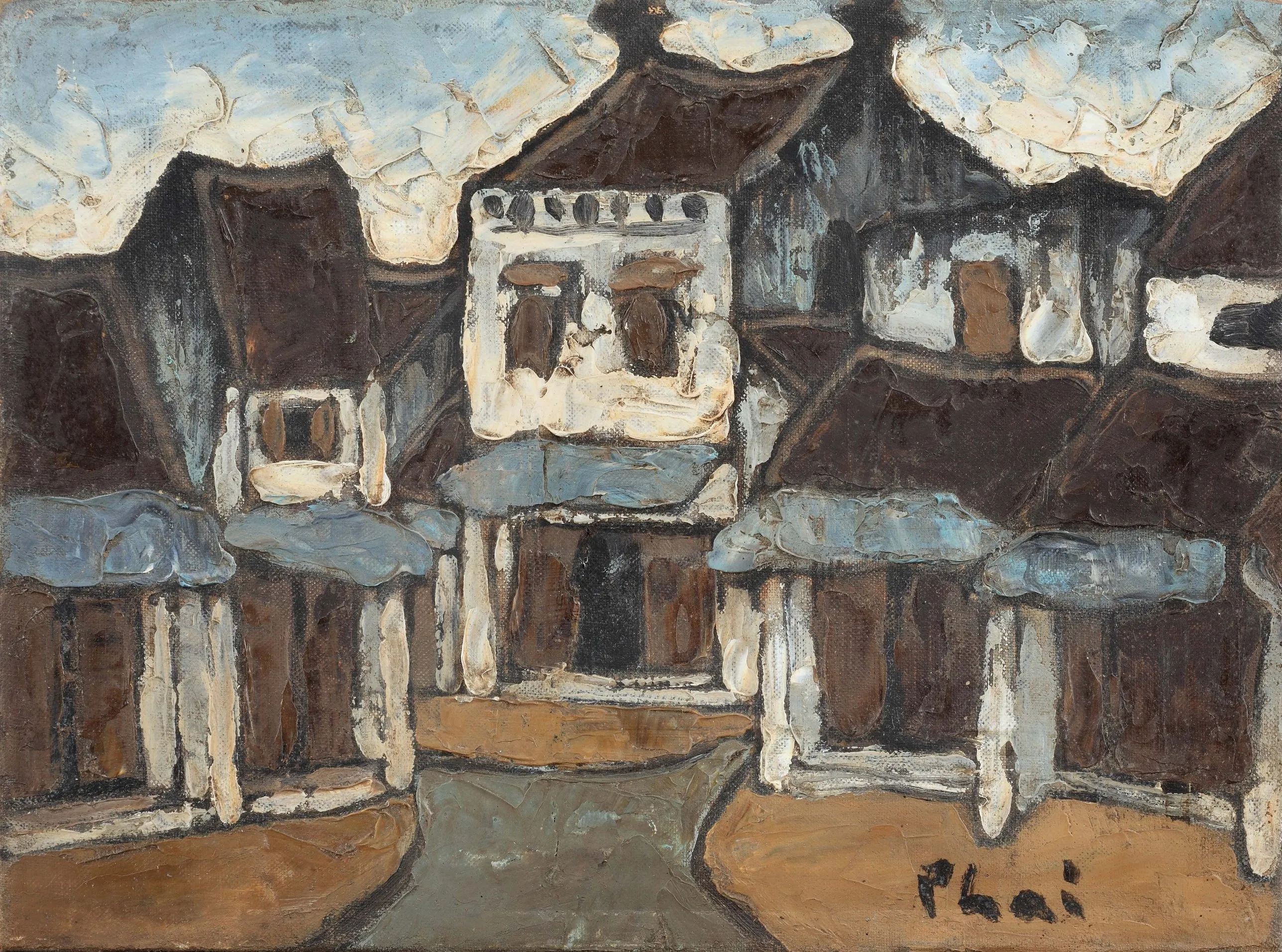 Phố cổ lối giữa