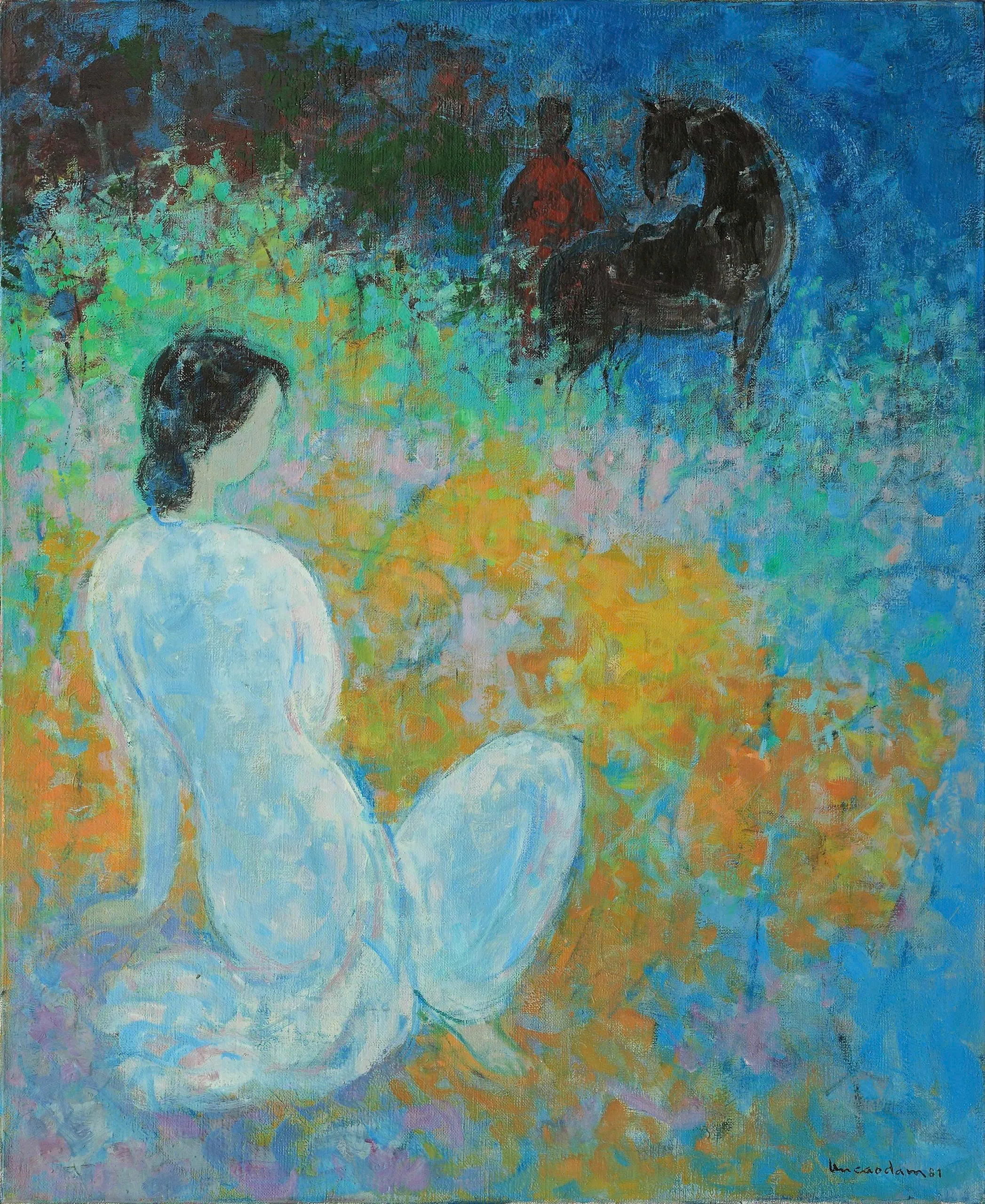Thiếu nữ và bầy ngựa